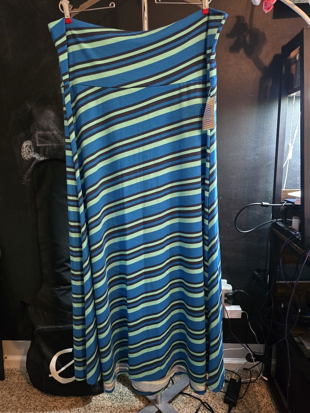 Lularoe Striped Maxi Skirt/Dress Size 2xl